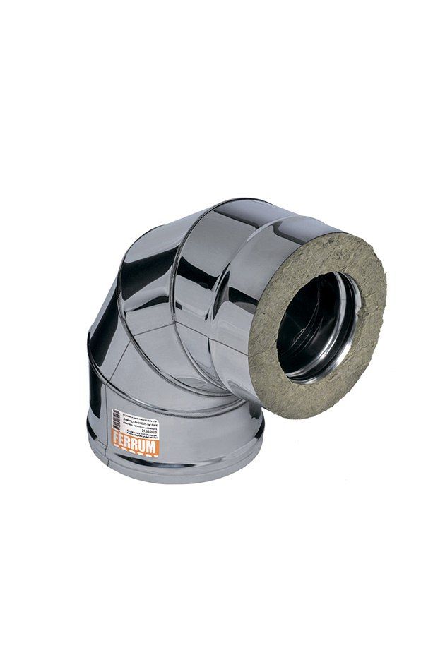 

Колено-сэндвич 90 Ferrum (430 0,5мм + нерж.) Ф180х280