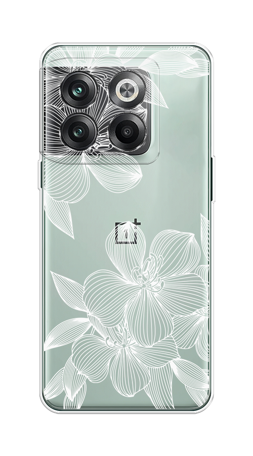 

Чехол на OnePlus 10T/Ace Pro "Крокус", Белый;прозрачный, 153150-1