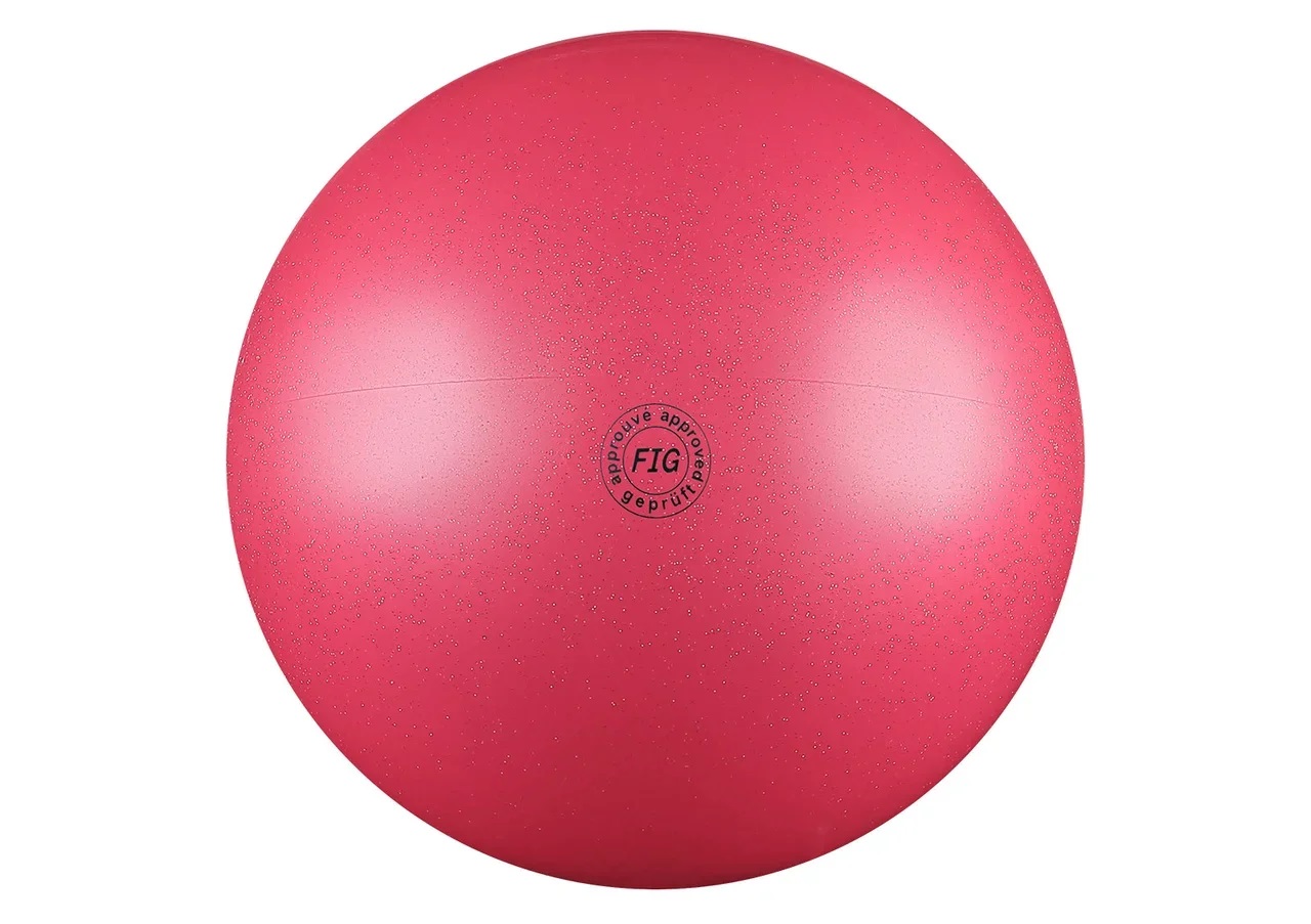 Мяч для художественной гимнастики нужный спорт Fig 19 см 420 гр Ab2801в (розовый)