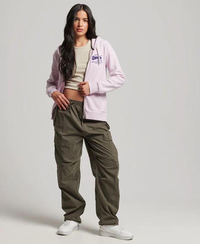 

Толстовка женская Superdry W2011988A розовая 10 UK, Розовый, W2011988A