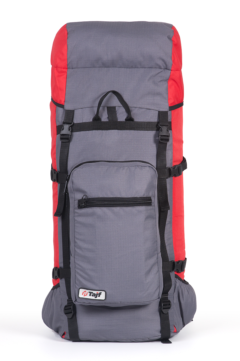 Рюкзак экспедиционный Taif Оптимал 2 90 л серый/красный
