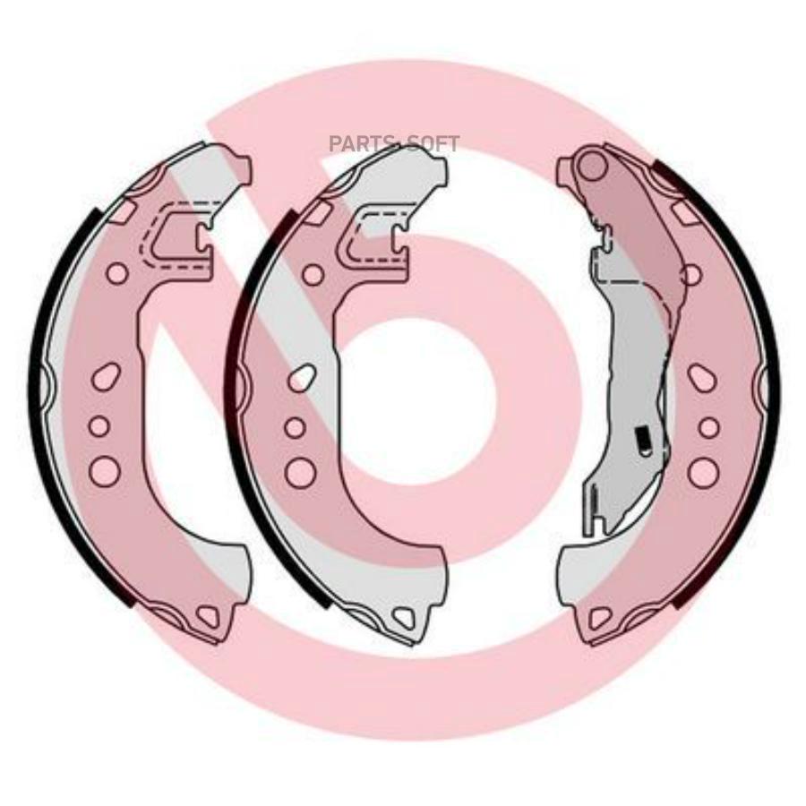 

Тормозные колодки brembo барабанные S85543