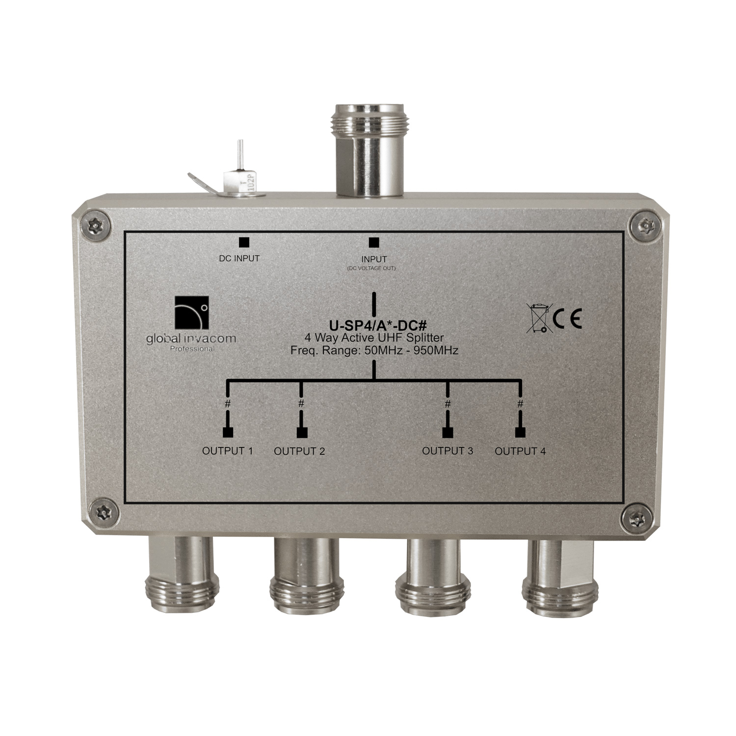 

Сплиттер для радиосистемы Arthur Forty U-SP4 PSC UHF, Черный, U-SP4 PSC UHF