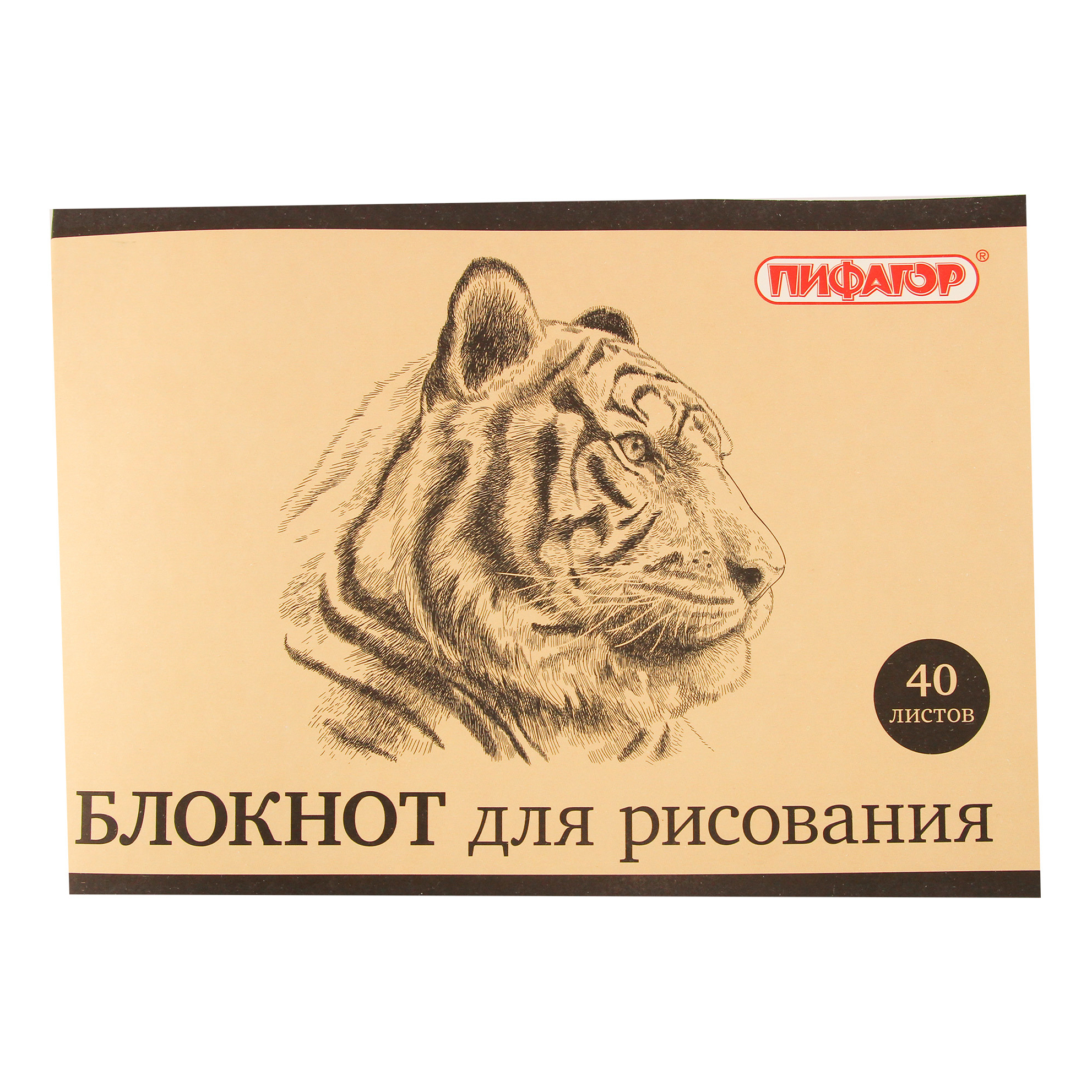 

Альбом для рисования Пифагор Животные А4 40 листов