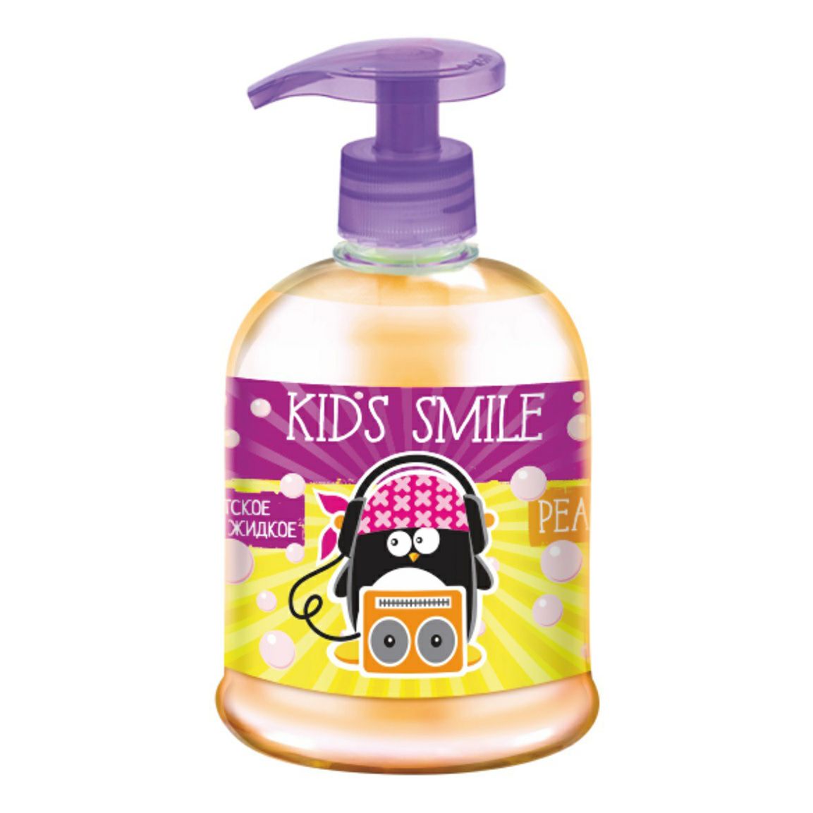 Детское мыло жидкое Romax Kids Smile Персик 500 мл