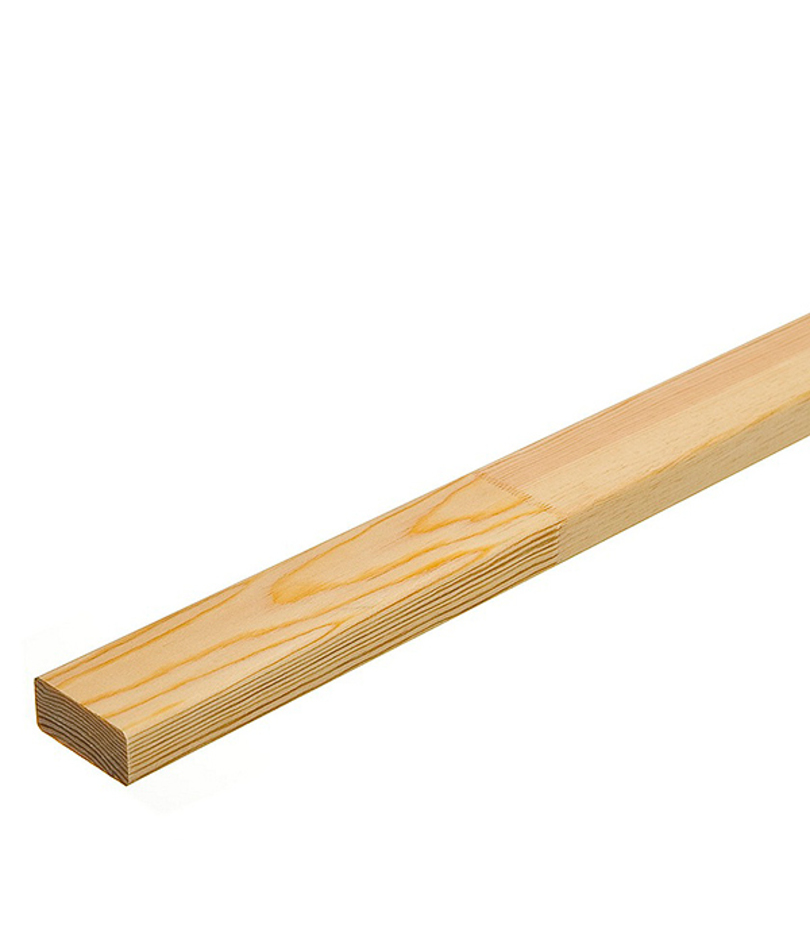 Брусок Ангара 19х50х1000 мм,сращенный, бессучковый, хвоя