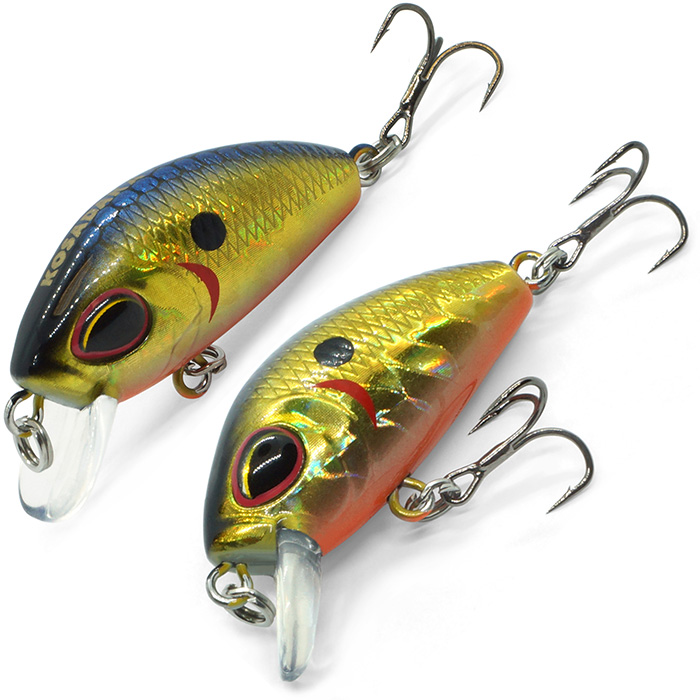 

Воблер Kosadaka L-MINNOW xs 33S тонущий, 33мм, 3.1г, цв.HGBL, Разноцветный
