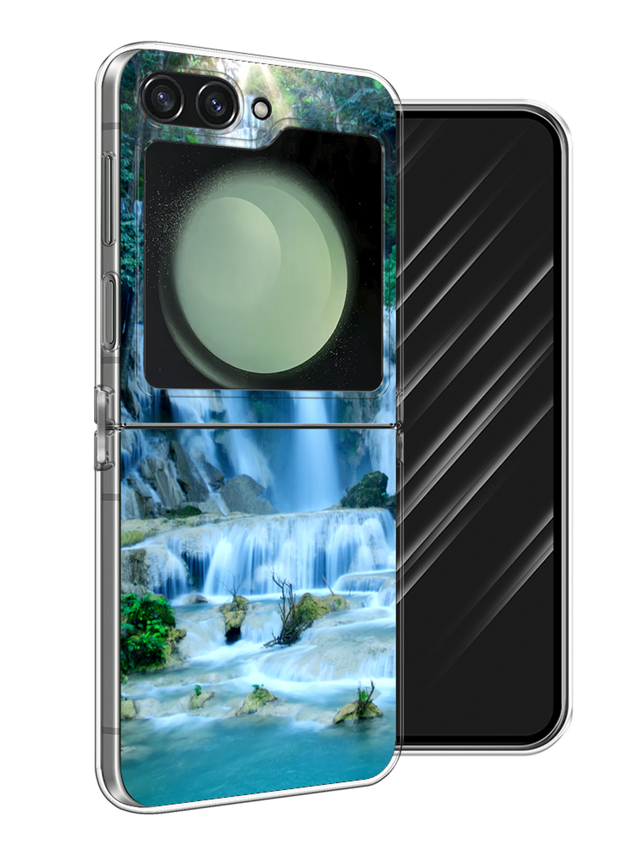 

Чехол Awog на Samsung Galaxy Z Flip 6 "Водопад 8", Голубой;зеленый, 2109750-1