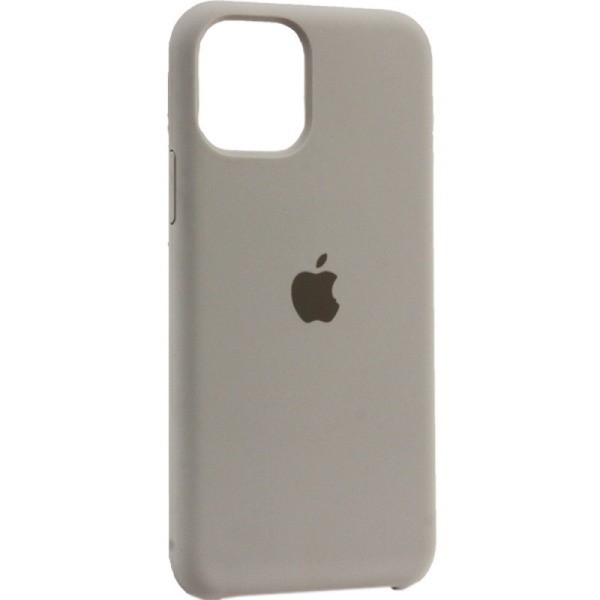 

Чехол для iPhone 12/12 Pro Silicone светло-серый