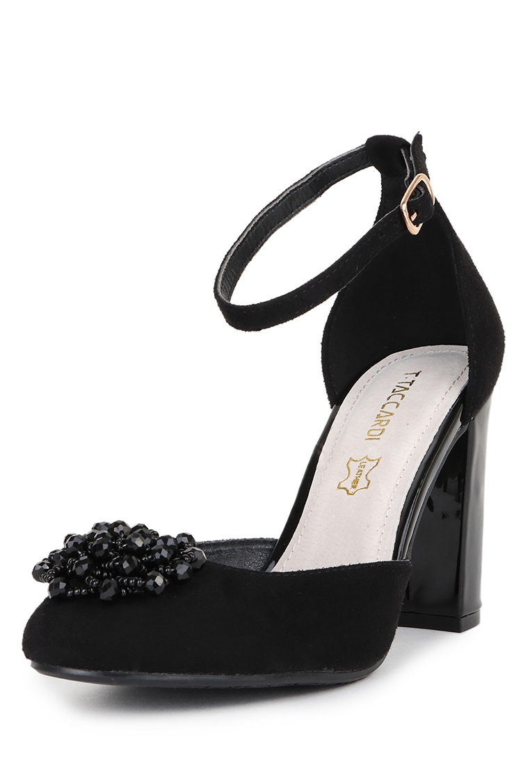 

Босоножки женские T.Taccardi 3847 черные 40 RU, Черный, 3847
