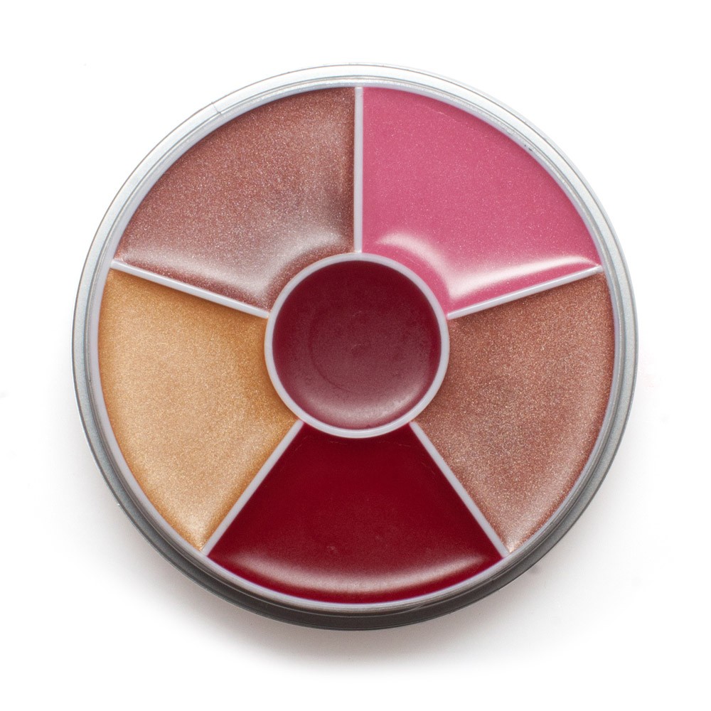 Блеск для губ 6 цв./Lip Shine Circle 25 гр. (Цв: n/a)/Kryolan/5226