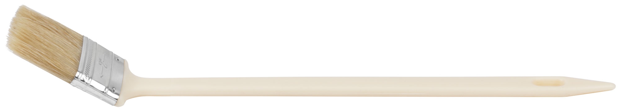 фото Кисть радиаторная, натур, светлая щетина, деревянная ручка 2" (50 мм) курс 00875