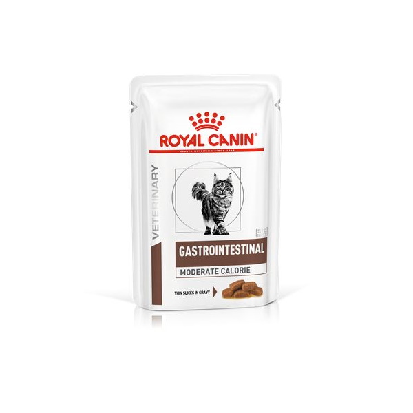фото Влажный корм для кошек royal canin gastrointestinal moderate calorie, мясо, 12шт, 85г