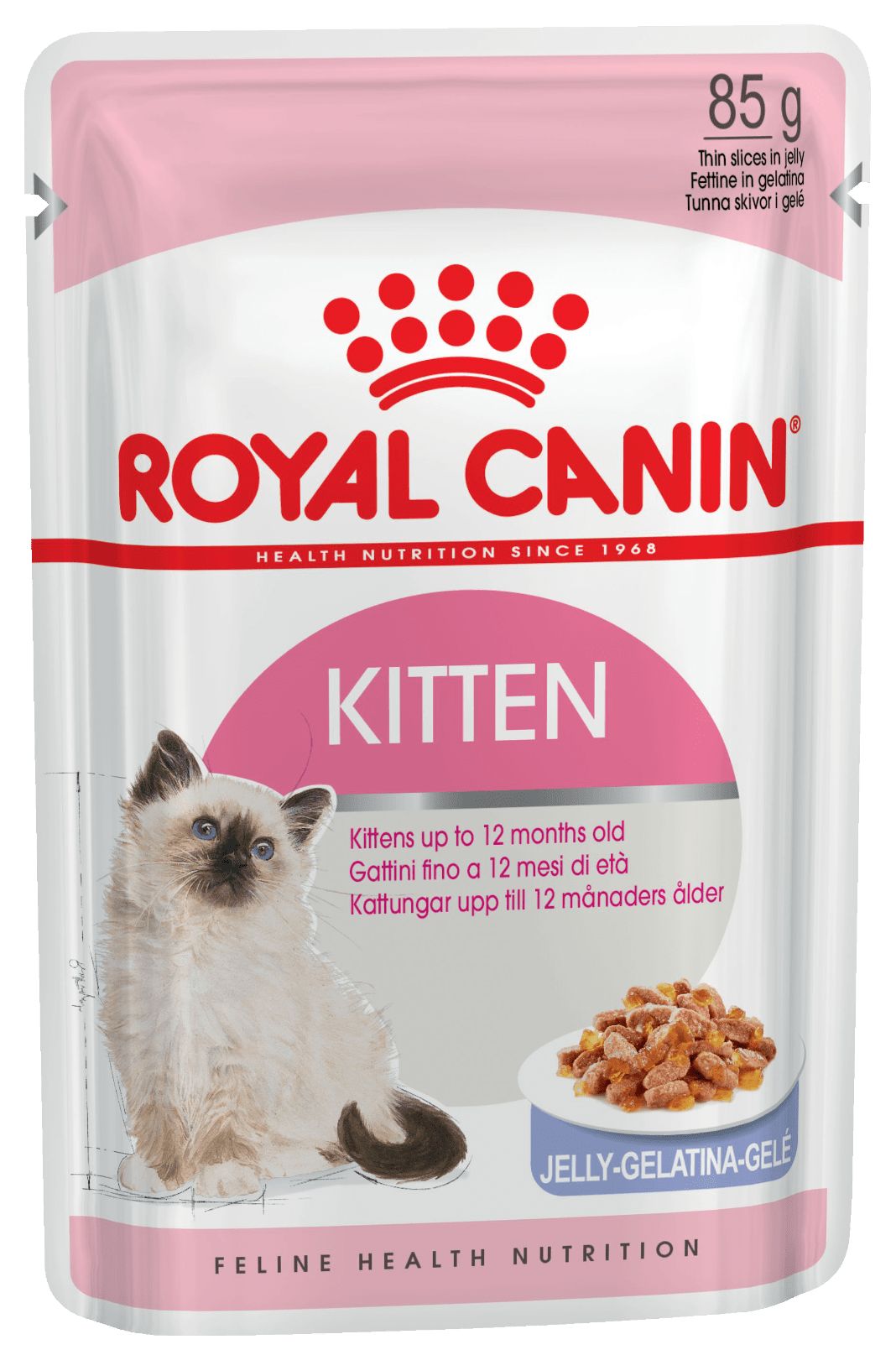 фото Влажный корм для котят royal canin kitten instinctive, мясо в желе, 24шт, 85г