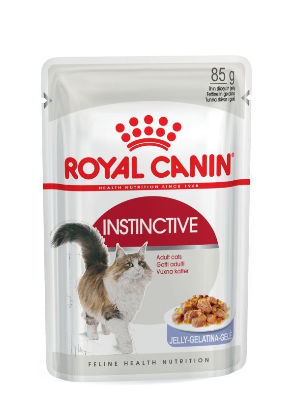 фото Влажный корм для кошек royal canin instinctive, мясо, 24шт, 85г