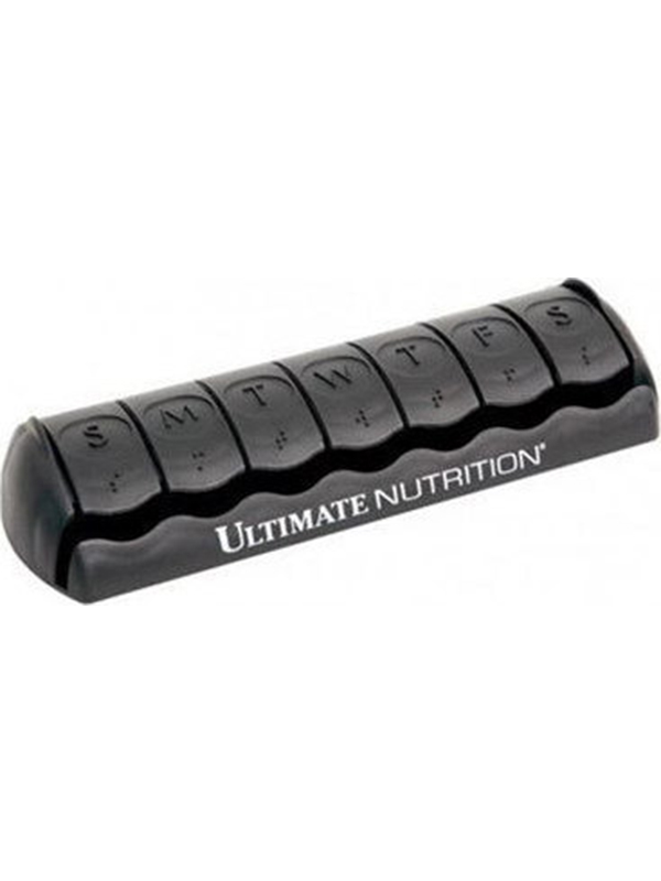 

Контейнер для капсул и таблеток Ultimate Nutrition черный, Ultimate Nutrition