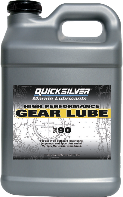 фото Масло трансмиссионное синт quicksilver high performance gear lube 10л (92-858065qb1)