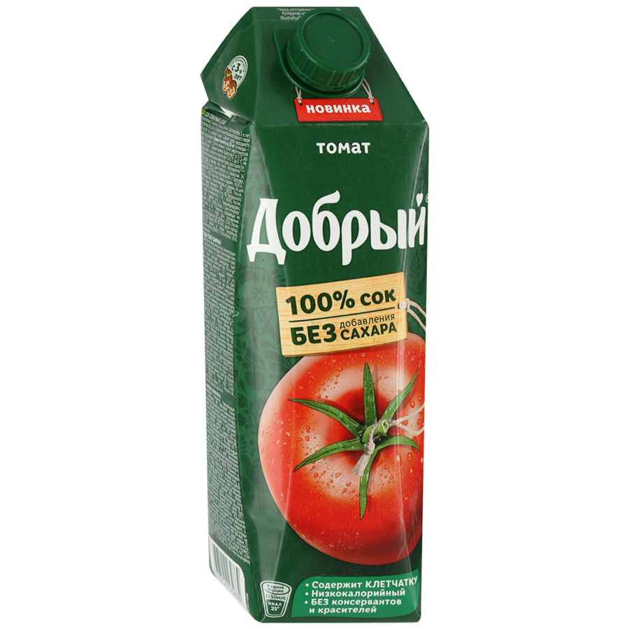 

Сок ДОБРЫЙ Томат T-Pack 1л*4 шт