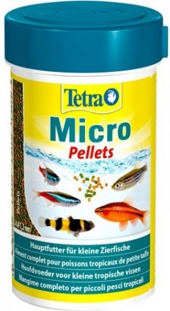 Корм для мелких тропических рыб Tetra MICRO PELLETS, пеллеты, 100 мл