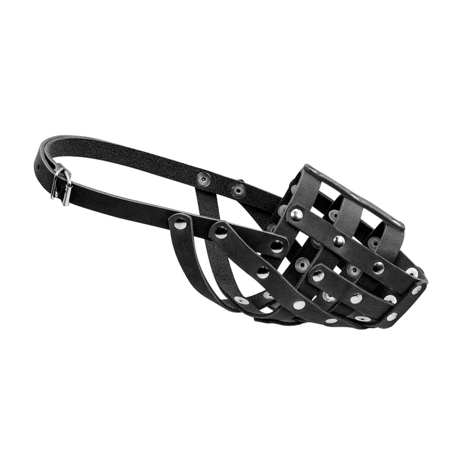 

Намордник для собак Collar №2, далматин доберман овчарка, кожаный, мягкий, черный, №2