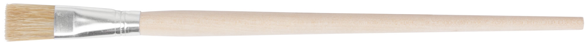Кисть художественная плоская  № 14 ( 15 мм ) FIT 01254 кисть плоская hardy n35 натуральная щетина светлая длина ворса 45 мм деревянная ручка 1 5