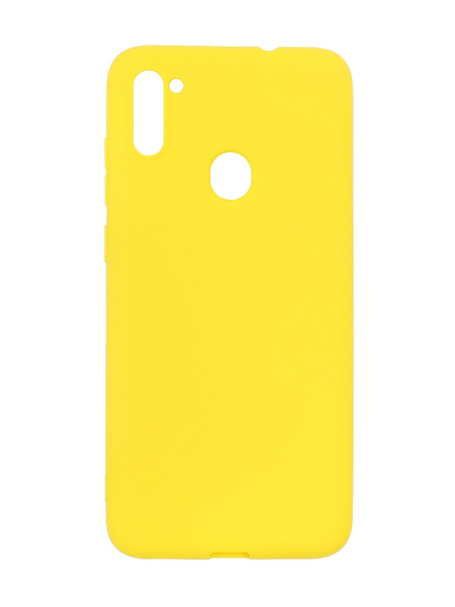 фото Чехол zibelino soft matte для samsung galaxy a11/ galaxy m11 (a115/m115) yellow