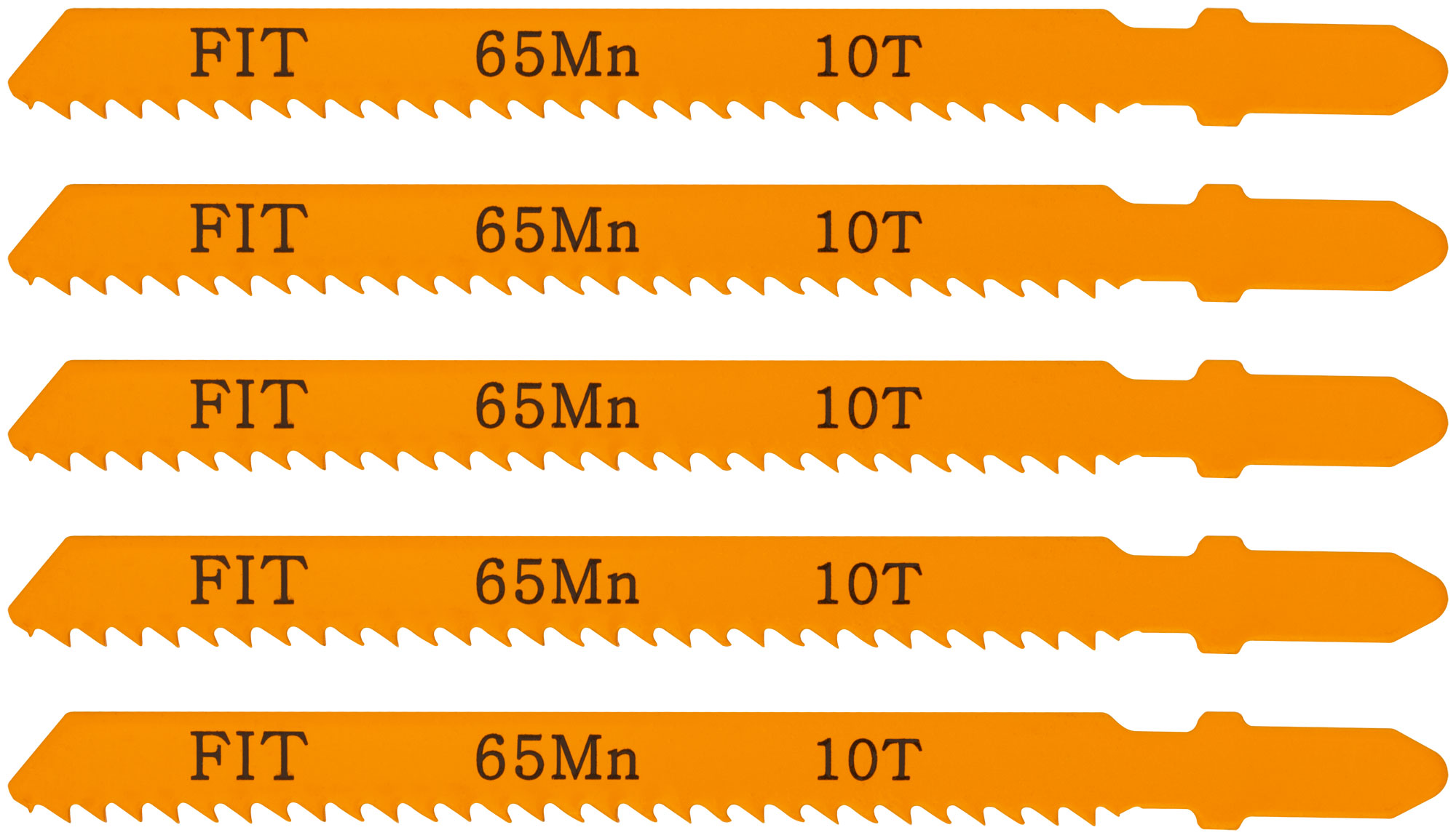 

Полотна для э/лобзика по дереву, 10 ТPI, 5 шт, FIT 41106