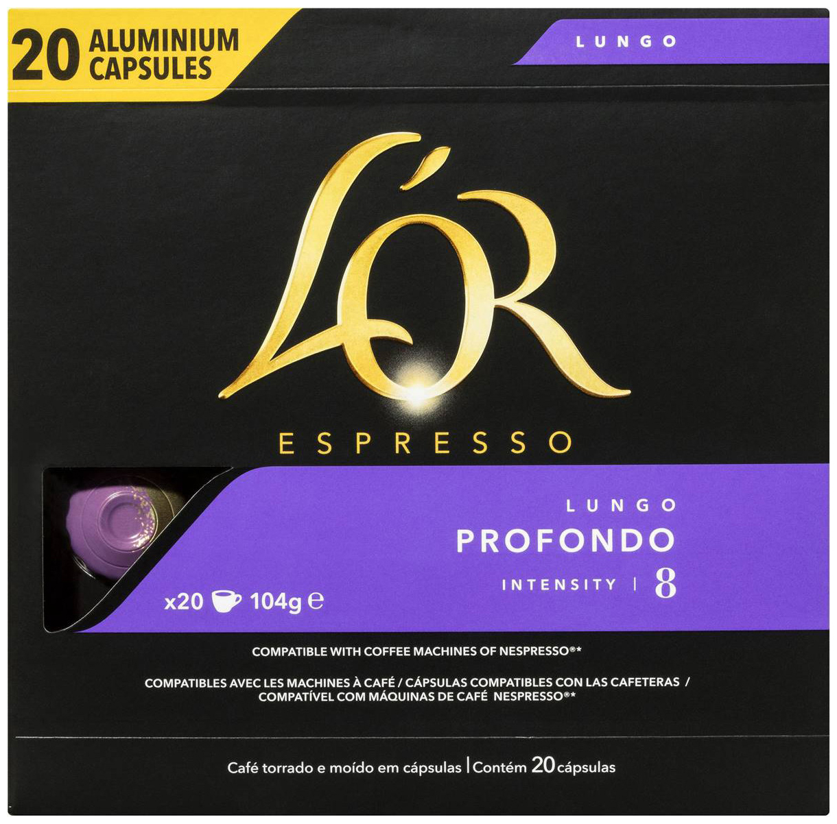 фото L'or espresso lungo profondo 20шт