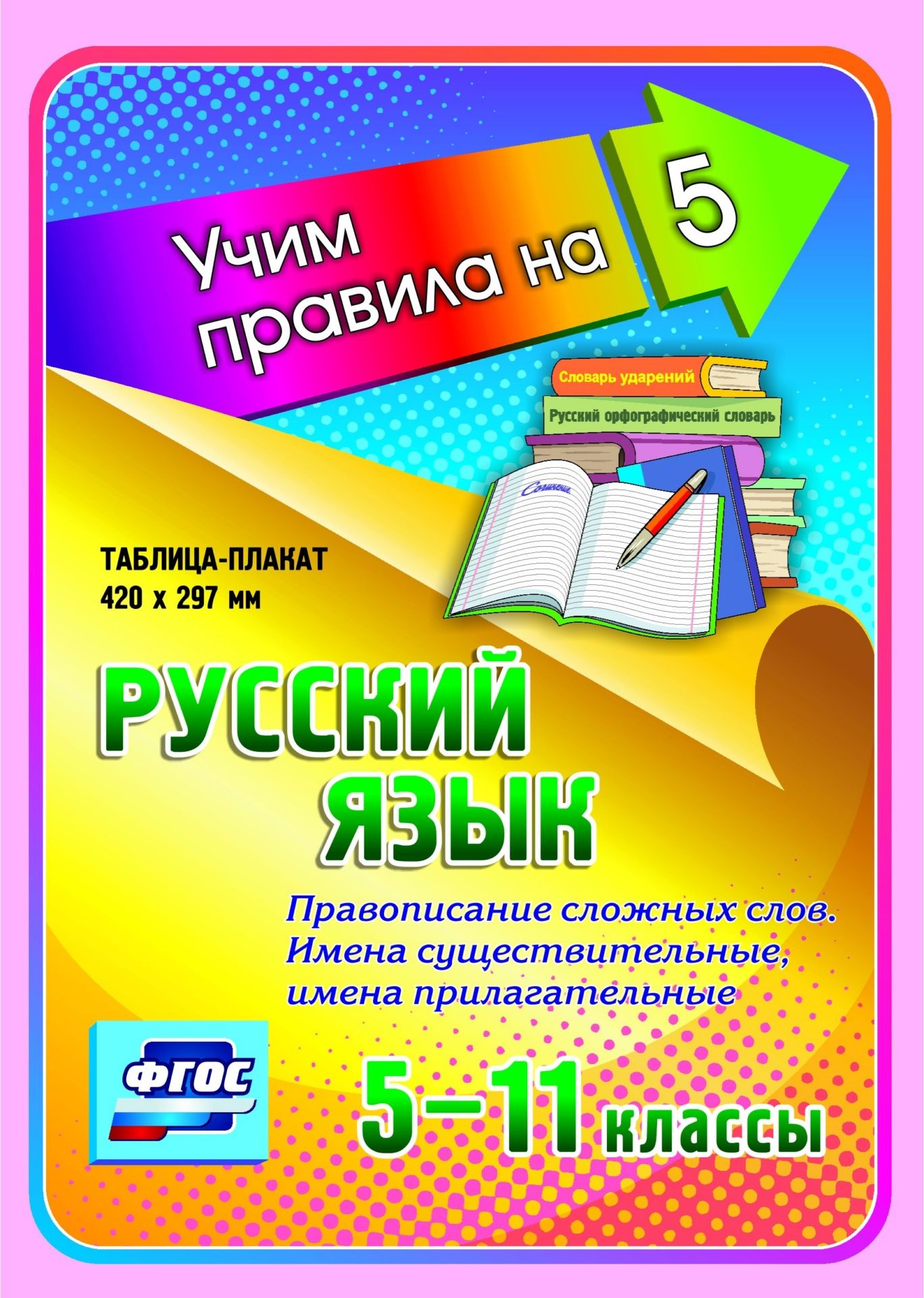 

Русский язык. Правописание сложных слов. Имена существительные, имена прилагательные. 5...