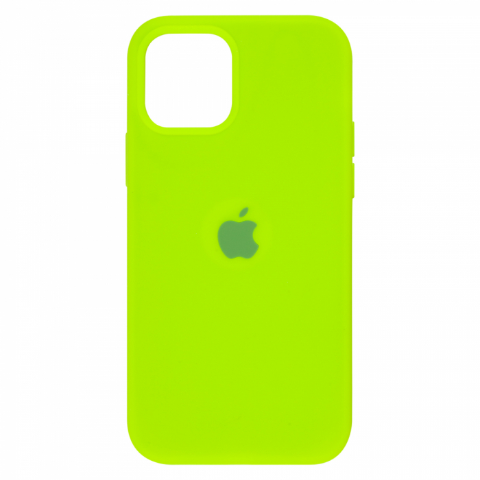 

Силиконовый чехол для iPhone 12 Pro Max (Кислотно-зеленый)