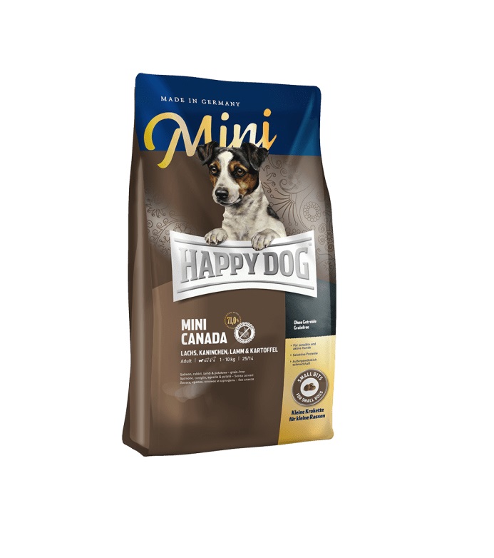 фото Сухой корм для собак happy dog supreme mini canada, для мелких пород, рыба, 4кг