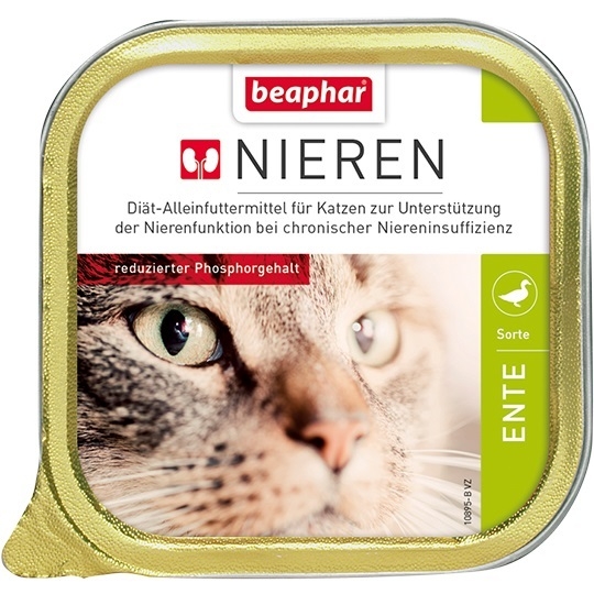 фото Консервы для кошек beaphar nieren с заболеваниями почек, с уткой, 100г