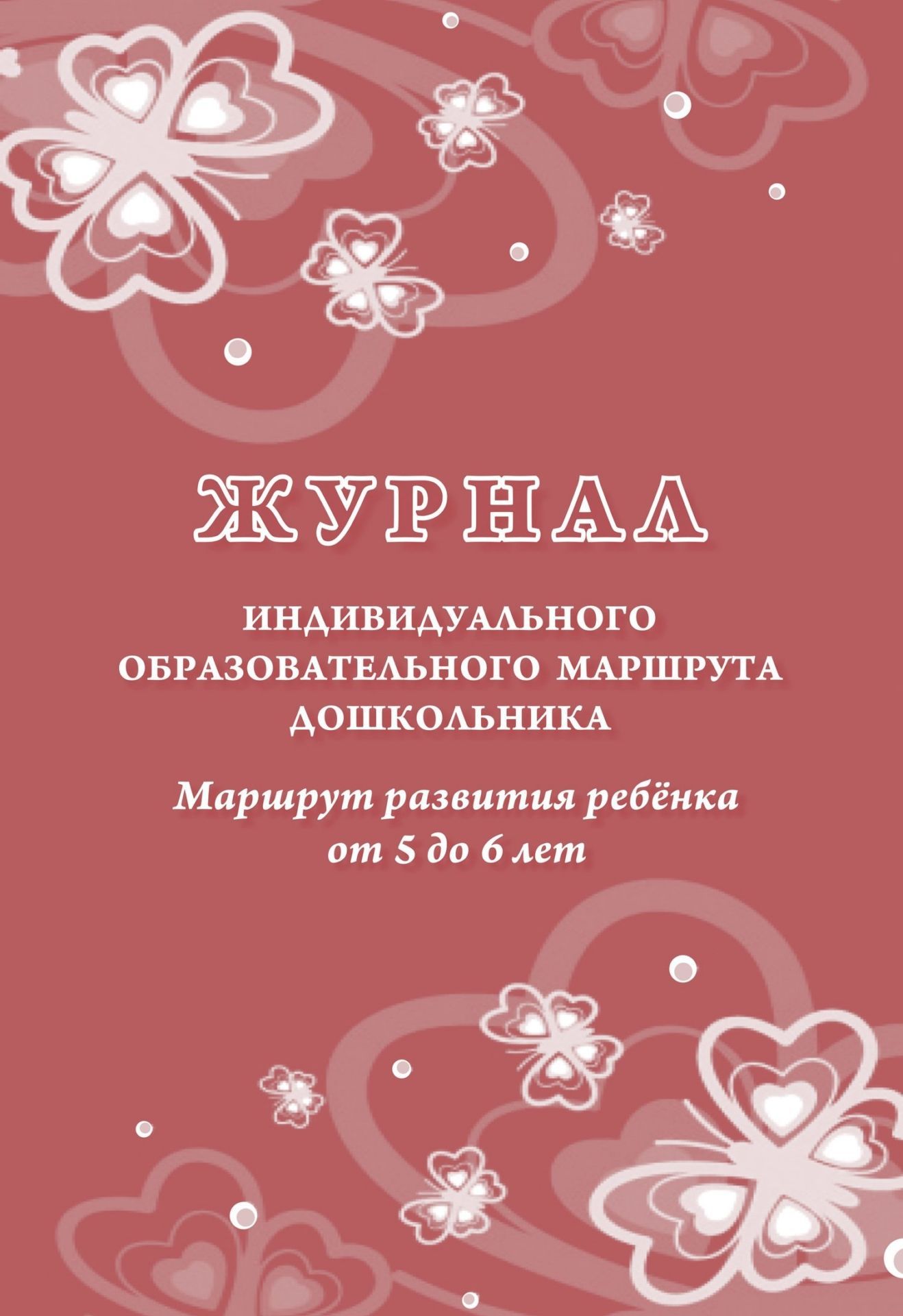 

Журнал индивидуального образовательного маршрута дошкольника. Маршрут развития ребёнка ...