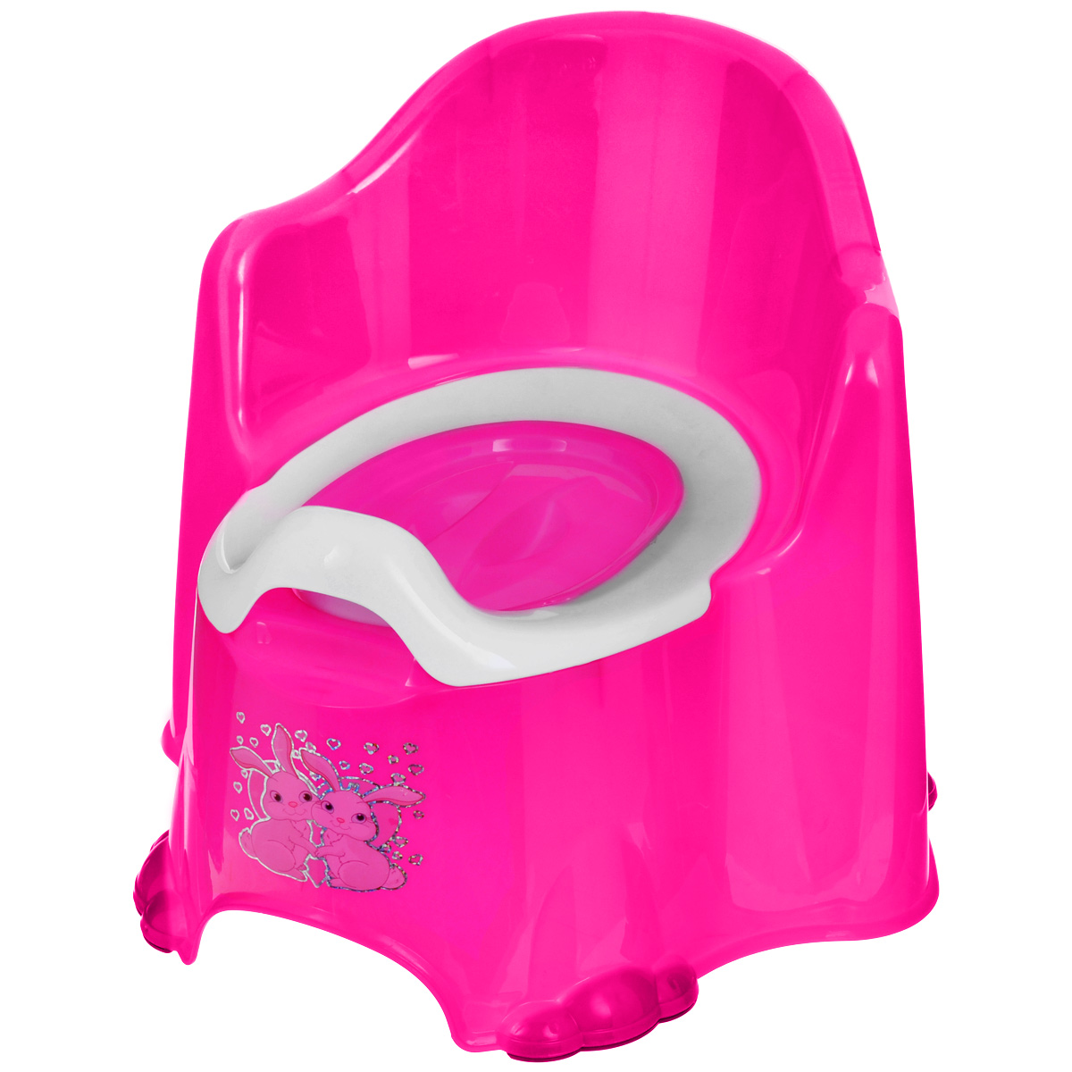 Горшок детский Dunya Plastik 11111, ярко-розовый