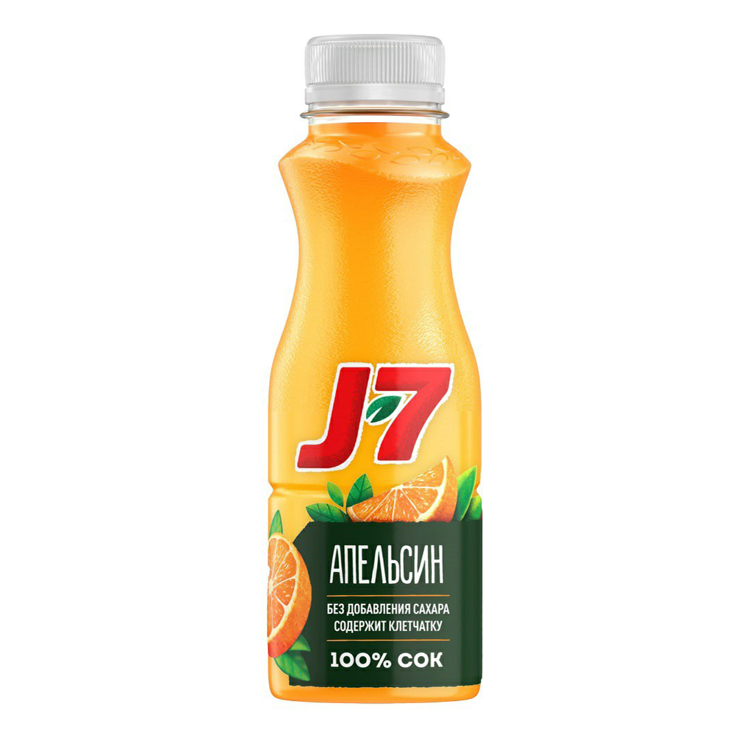 Сок J7 апельсиновый с мякотью 300 мл