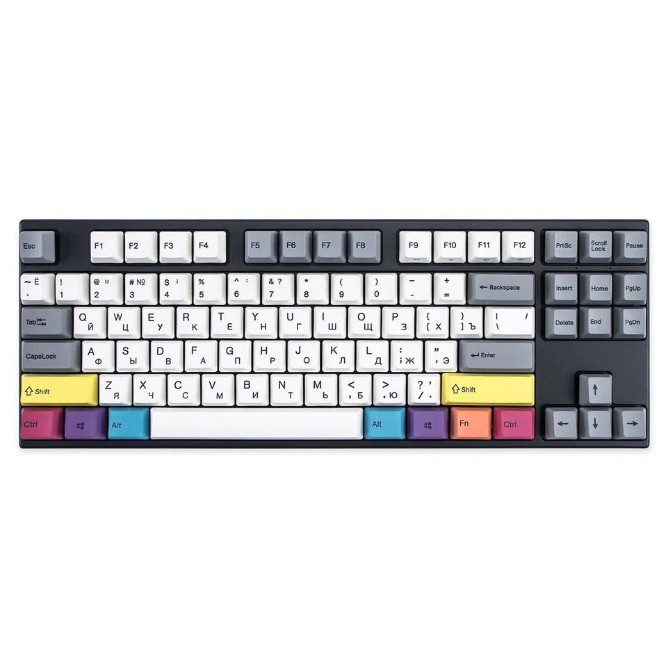 Проводная игровая клавиатура Varmilo Vintage Days CMYK V2 Gray