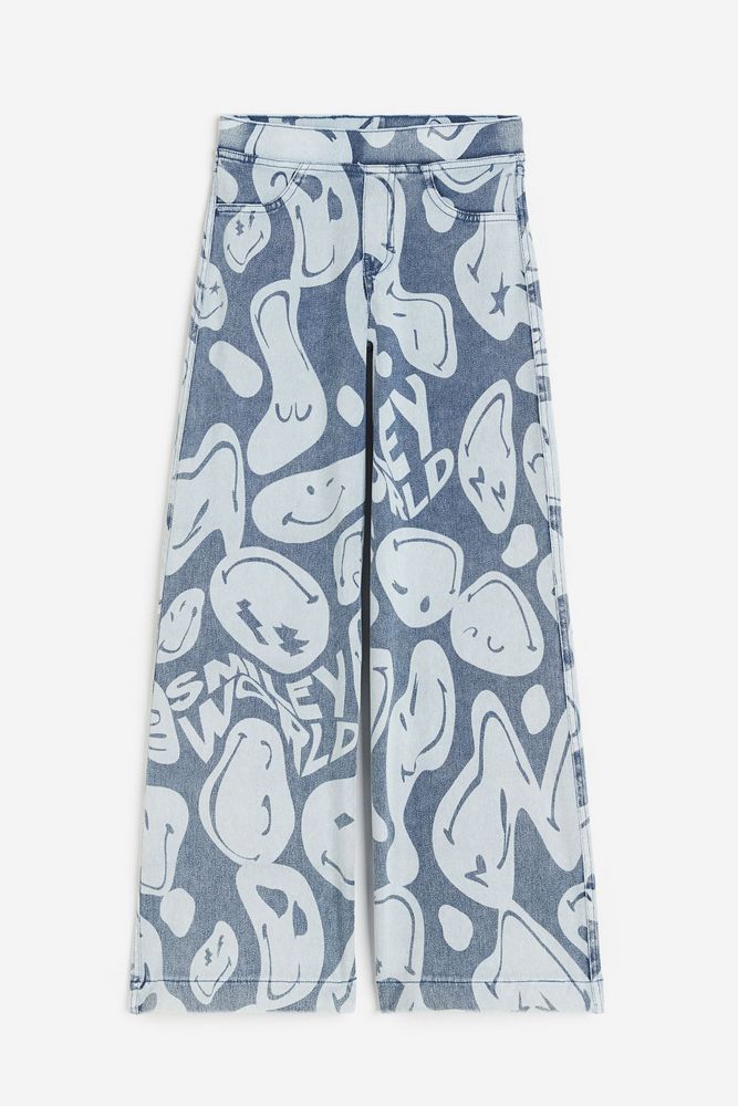 

Брюки детские H&M 1223597, Джинсовый синий, SmileyWorld, 164, Голубой, 1223597