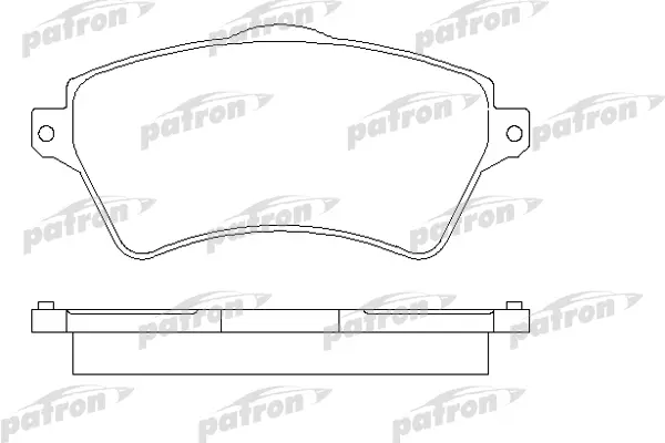 Колодки тормозные дисковые передн LAND ROVER: FREELANDER 98 - PATRON PBP1473