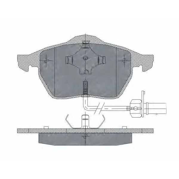 

Колодки дисковые задние Audi 80/100/A4/A6/A8 <00, Fiat Croma 1.6-2.5TD 85-96 Z07249