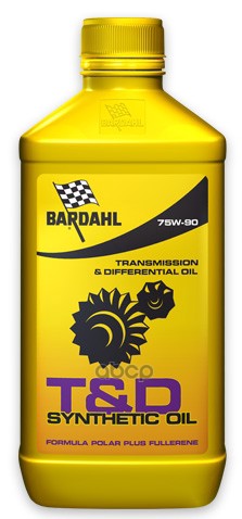 75w90 Gl4/5 T&D Oil 1l (Синт. Трансмисионное Масло) Bardahl арт. 425140