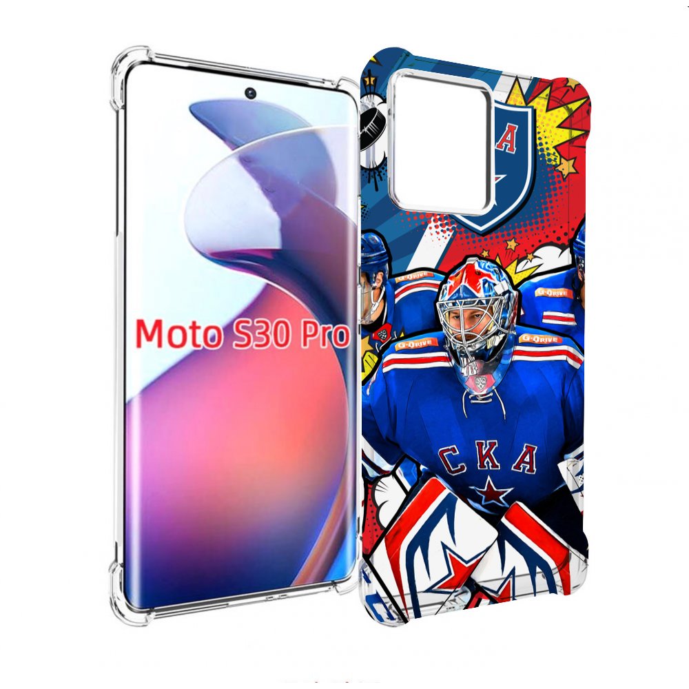 

Чехол MyPads хк ска спб мужской для Motorola Moto S30 Pro, Прозрачный, Tocco