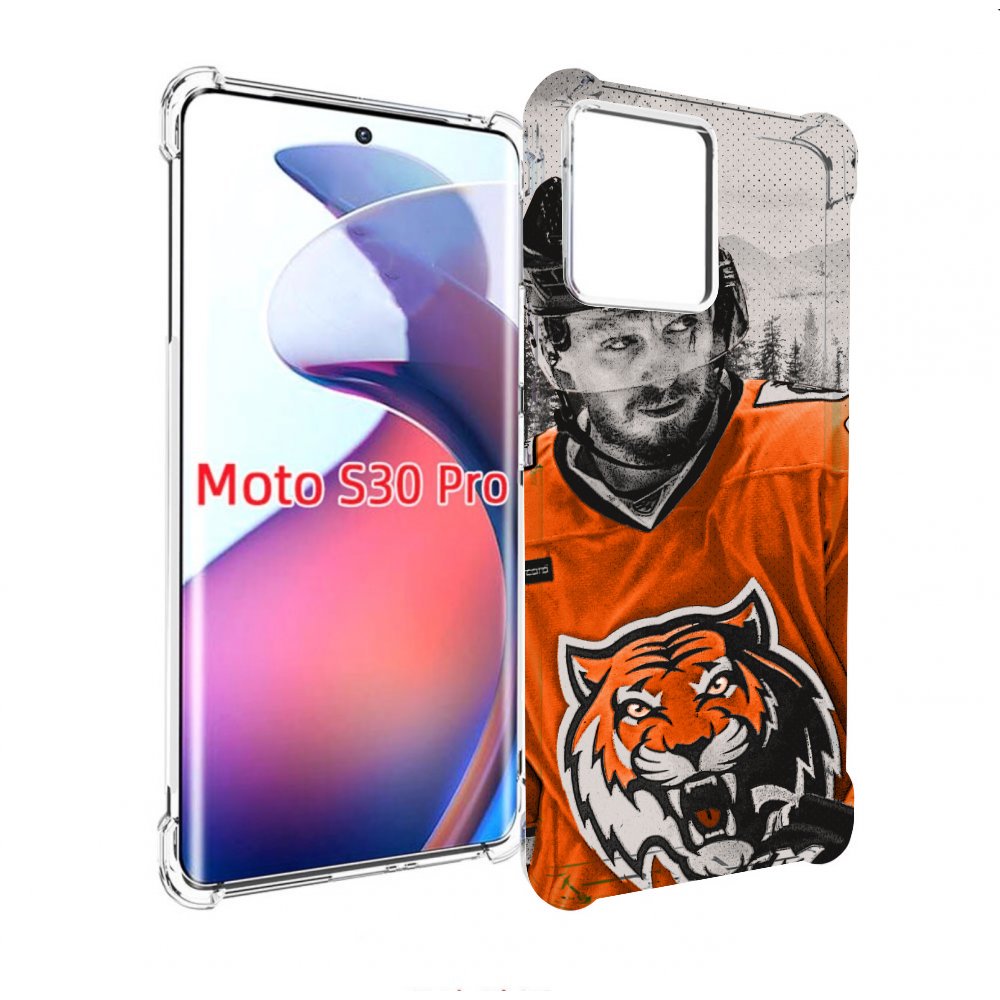 

Чехол MyPads хк амур мужской для Motorola Moto S30 Pro, Прозрачный, Tocco