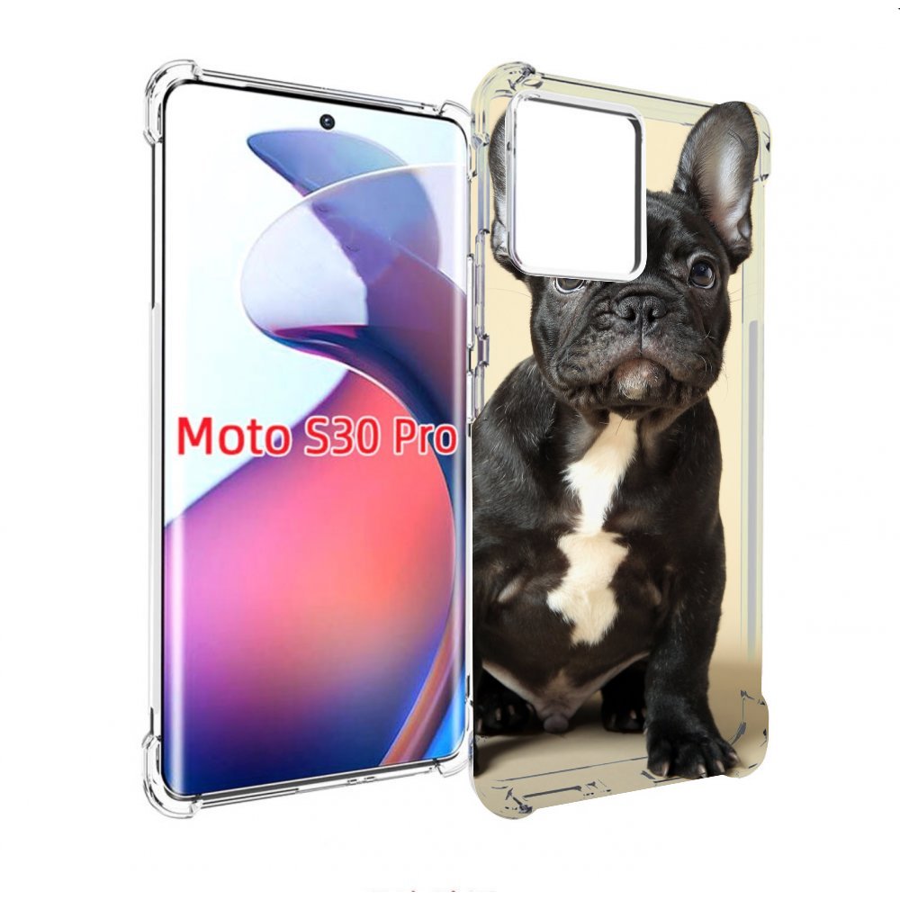 

Чехол MyPads французскии бульдог для Motorola Moto S30 Pro, Прозрачный, Tocco