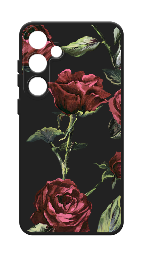 

Чехол Awog на Samsung Galaxy S24 Plus / Самсунг S24 Plus "Бордовые розы фон", Бордовый, 2109152-1