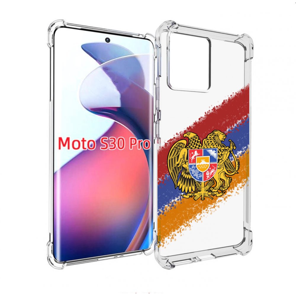 

Чехол MyPads флаг герб Армении для Motorola Moto S30 Pro, Прозрачный, Tocco