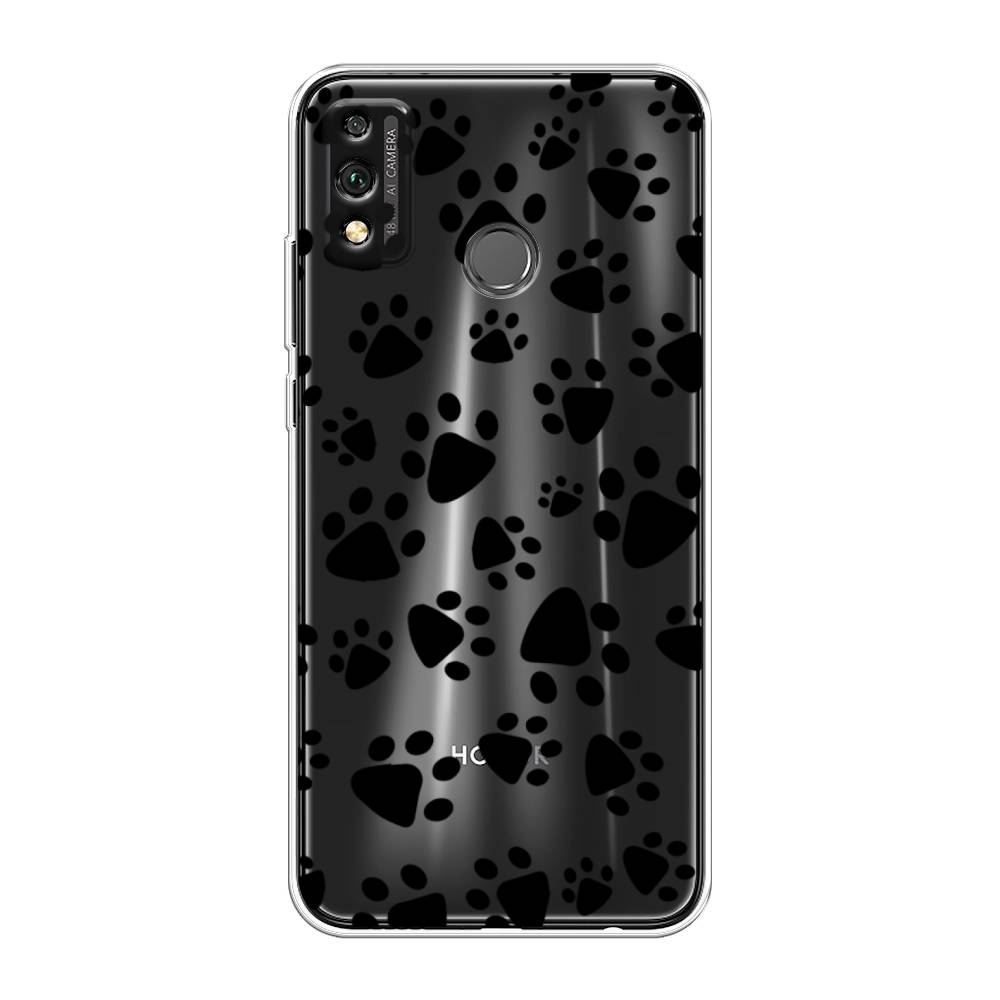 

Чехол Awog на Honor 9X Lite "Лапки черные", Черный, 6104250-2