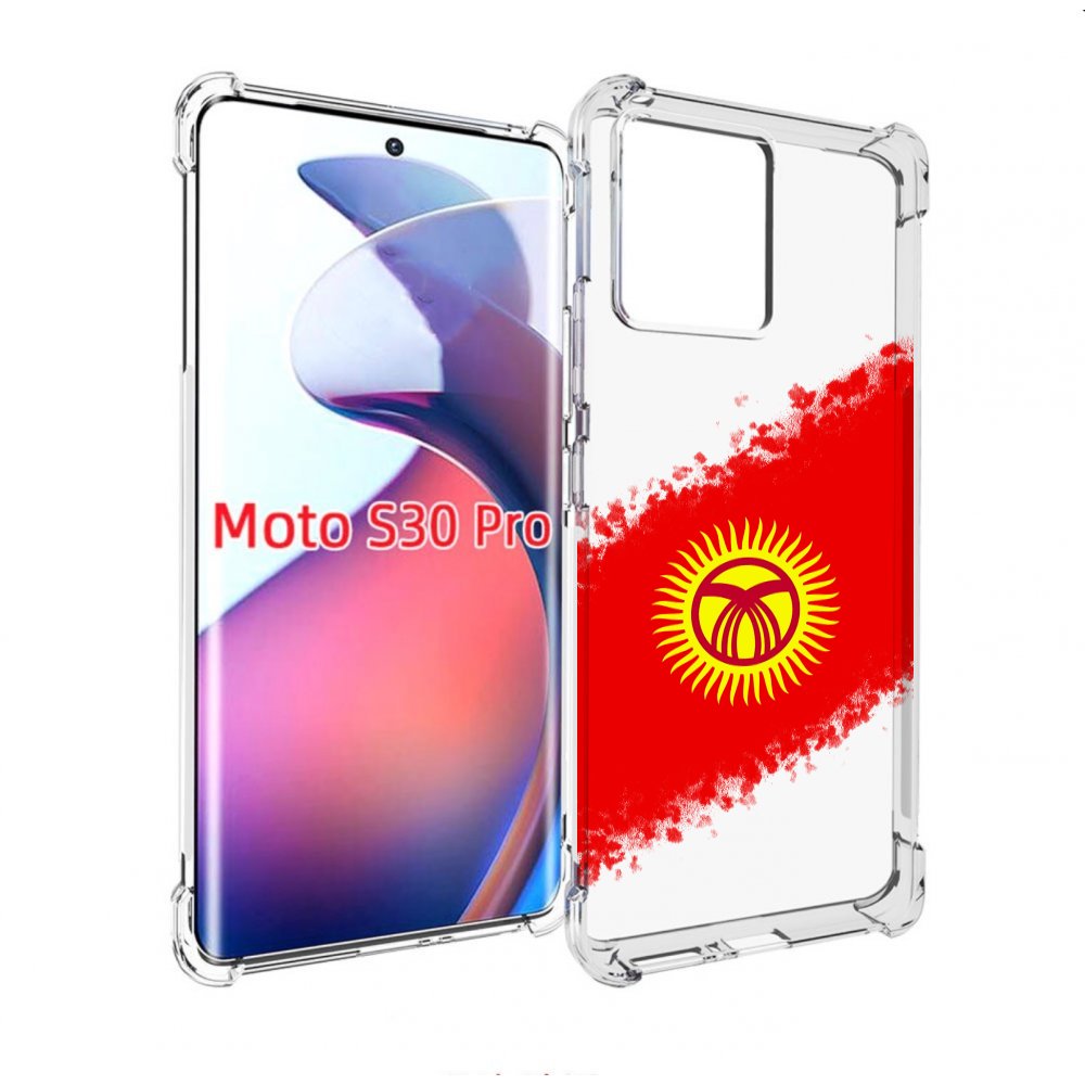 

Чехол MyPads флаг Киргизии для Motorola Moto S30 Pro, Прозрачный, Tocco