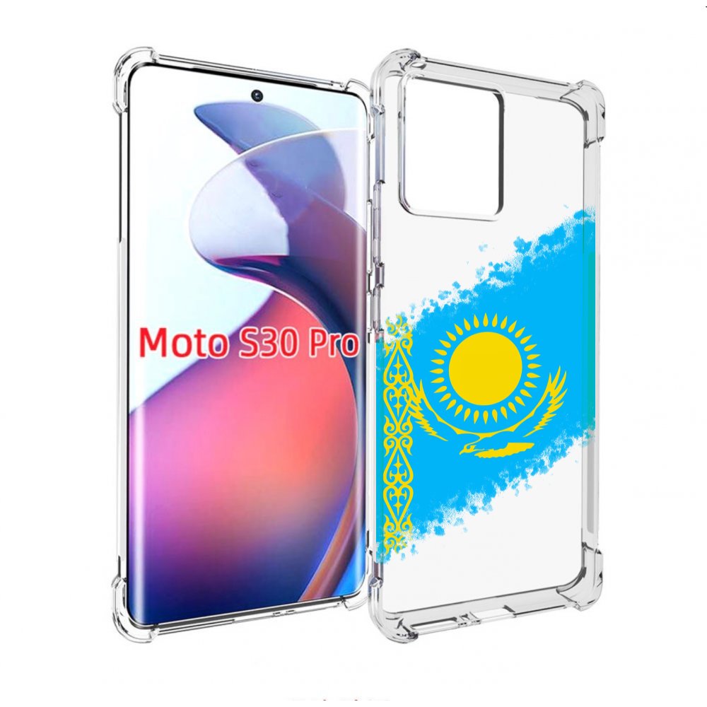 

Чехол MyPads флаг Казахстана для Motorola Moto S30 Pro, Прозрачный, Tocco