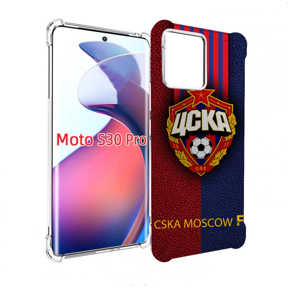 

Чехол MyPads фк цска для Motorola Moto S30 Pro, Прозрачный, Tocco