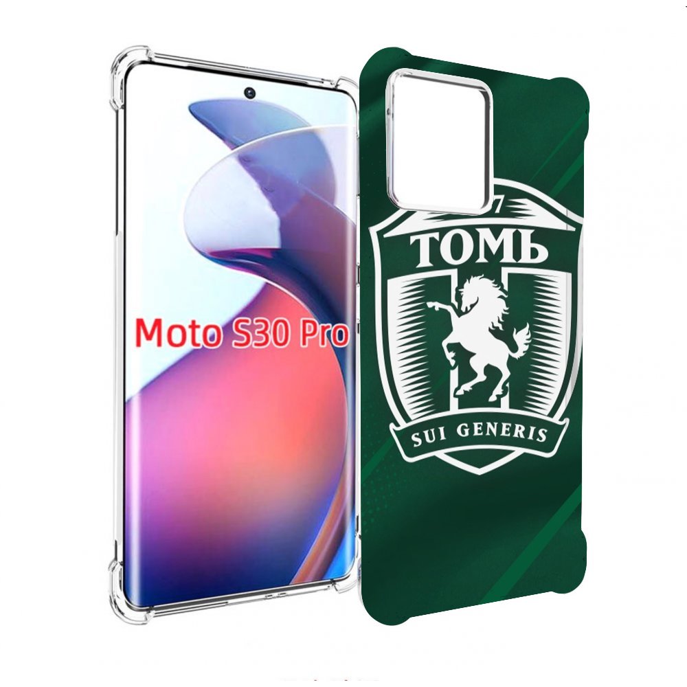 

Чехол MyPads фк томь томск для Motorola Moto S30 Pro, Прозрачный, Tocco